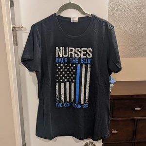 Nurses Back the Blue T-Shirt